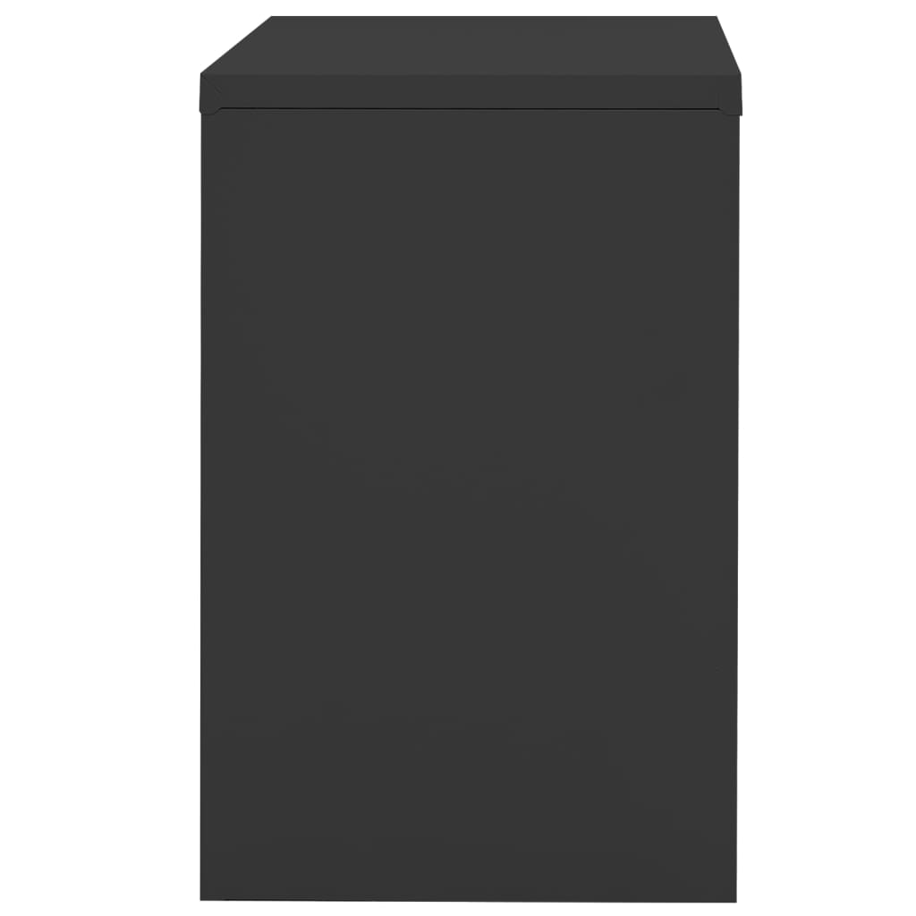 Aktenschrank Anthrazit 90x46x72,5 cm Stahl
