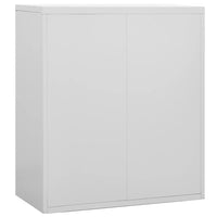 Thumbnail for Aktenschrank Hellgrau 90x46x103 cm Stahl
