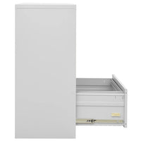 Thumbnail for Aktenschrank Hellgrau 90x46x103 cm Stahl