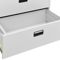 Thumbnail for Aktenschrank Hellgrau 90x46x103 cm Stahl