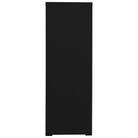 Thumbnail for Aktenschrank Schwarz 90x46x134 cm Stahl