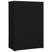 Thumbnail for Aktenschrank Schwarz 90x46x134 cm Stahl