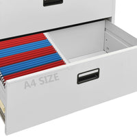 Thumbnail for Aktenschrank Hellgrau 90x46x164 cm Stahl