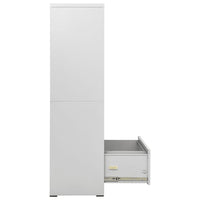 Thumbnail for Aktenschrank Hellgrau 90x46x164 cm Stahl