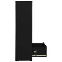 Thumbnail for Aktenschrank Schwarz 90x46x164 cm Stahl