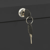Thumbnail for Aktenschrank Anthrazit 90x46x164 cm Stahl