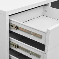 Thumbnail for Büroschrank Hellgrau 90x40x102 cm Stahl