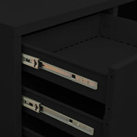Thumbnail for Büroschrank Schwarz 90x40x102 cm Stahl