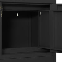 Thumbnail for Büroschrank Anthrazit 90x40x102 cm Stahl