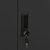 Thumbnail for Büroschrank Anthrazit 90x40x102 cm Stahl