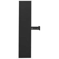Thumbnail for Büroschrank Anthrazit 90x40x180 cm Stahl gehärtetes Glas