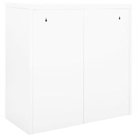 Thumbnail for Schrank mit Schiebetür Weiß 90x40x90 cm Stahl
