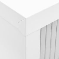 Thumbnail for Schiebetürenschrank Grau 90x40x90 cm Stahl