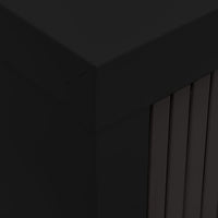 Thumbnail for Schiebetürenschrank Schwarz 90x40x90 cm Stahl