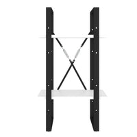 Thumbnail for Bücherregal 2 Fächer Weiß 40x30x70 cm Holzwerkstoff