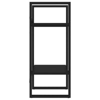 Thumbnail for Bücherregal 2 Fächer Schwarz 40x30x70 cm Holzwerkstoff