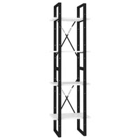 Thumbnail for Bücherregal 4 Fächer Weiß 40x30x140 cm Holzwerkstoff