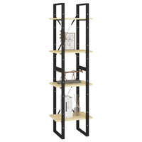 Thumbnail for Bücherregal 4 Fächer 40x30x140 cm Kiefer Massivholz