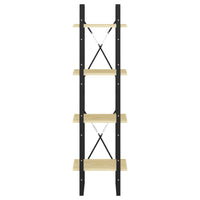 Thumbnail for Bücherregal 4 Fächer 40x30x140 cm Kiefer Massivholz