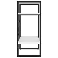 Thumbnail for Bücherregal 2 Fächer Weiß 60x30x70 cm Holzwerkstoff