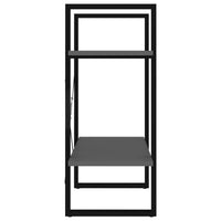 Thumbnail for Bücherregal 2 Fächer Grau 60x30x70 cm Holzwerkstoff