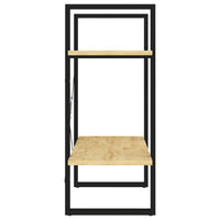 Thumbnail for Bücherregal 2 Fächer 60x30x70 cm Kiefer Massivholz