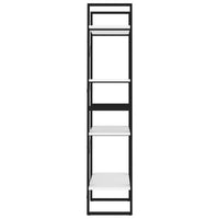 Thumbnail for Bücherregal 4 Fächer Weiß 60x30x140 cm Holzwerkstoff