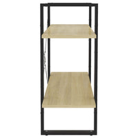 Thumbnail for Bücherregal 2 Fächer Sonoma-Eiche 80x30x70 cm Spanplatte