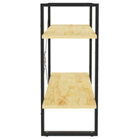 Thumbnail for Bücherregal 2 Fächer 80x30x70 cm Kiefer Massivholz