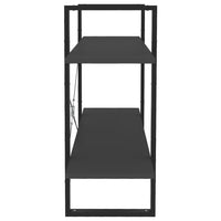 Thumbnail for Bücherregal 2 Fächer Grau 100x30x70 cm Holzwerkstoff