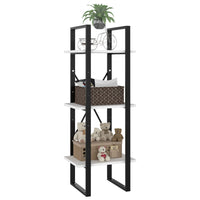 Thumbnail for Bücherregal 3 Fächer Weiß 40x30x105 cm Holzwerkstoff