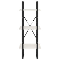 Thumbnail for Bücherregal 3 Fächer Weiß 40x30x105 cm Massivholz Kiefer