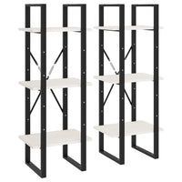 Thumbnail for Hochschrank Weiß 40x30x210 cm Massivholz Kiefer