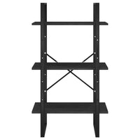 Thumbnail for Lagerregal Schwarz 60x30x105 cm Massivholz Kiefer