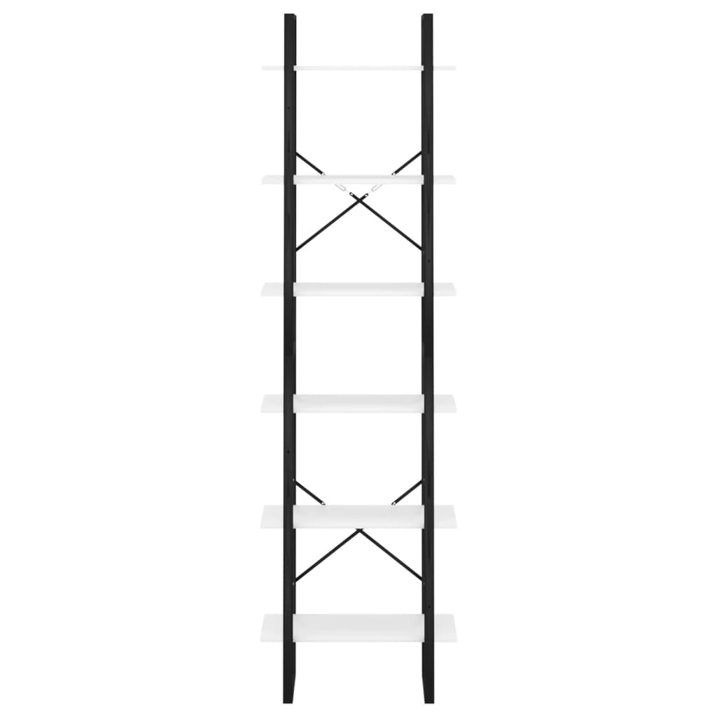 Lagerregale 2 Stk. Weiß 60x30x210 cm Holzwerkstoff