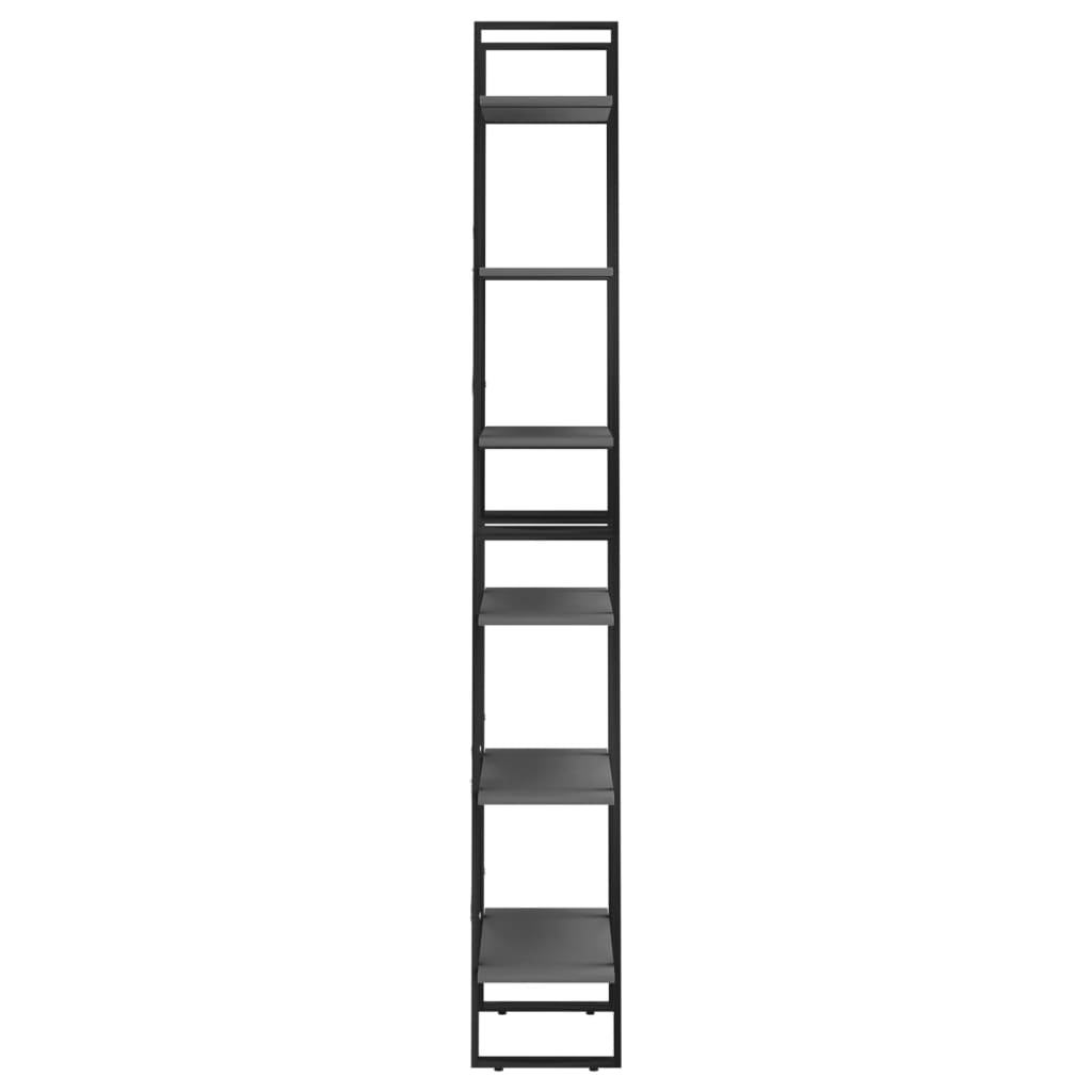 Lagerregale 2 Stk. Grau 60x30x210 cm Holzwerkstoff