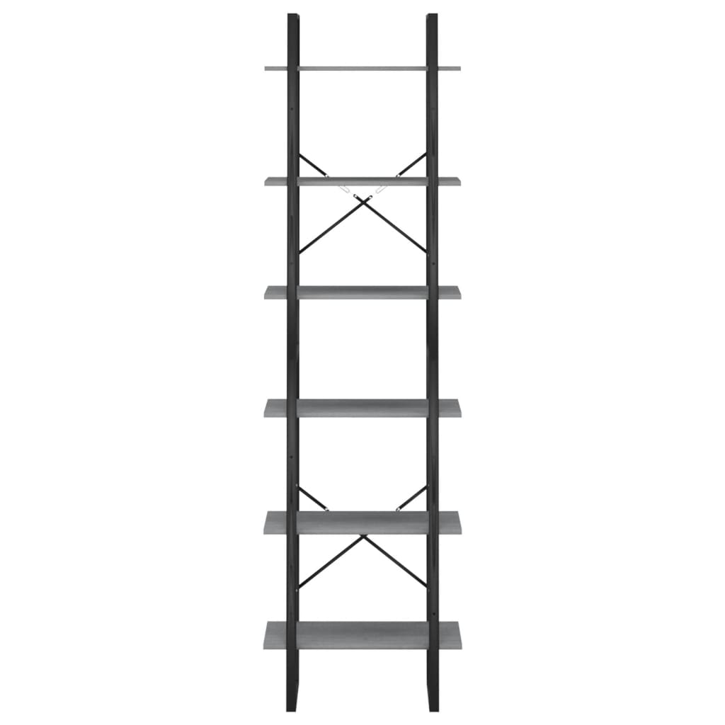 Lagerregale 2 Stk. Grau 60x30x210 cm Massivholz Kiefer