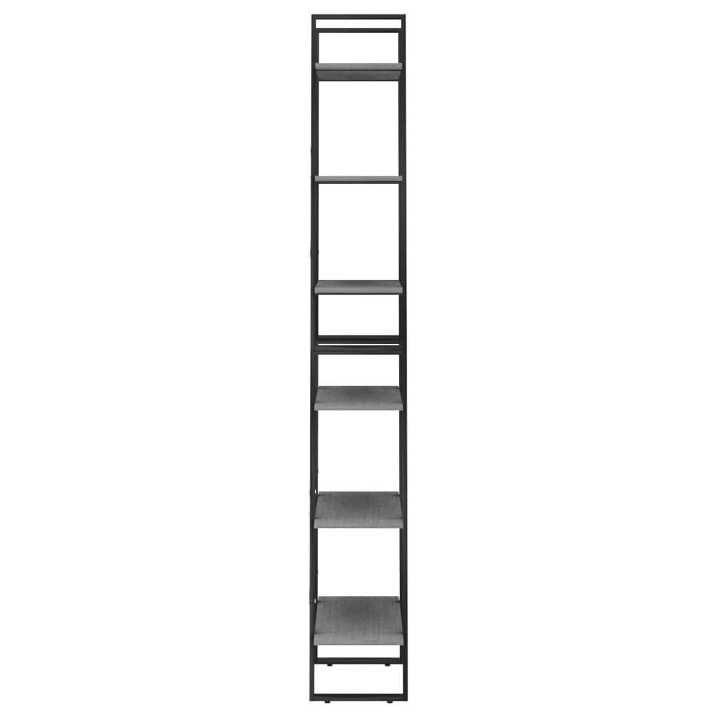 Lagerregale 2 Stk. Grau 60x30x210 cm Massivholz Kiefer