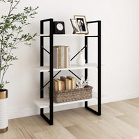 Thumbnail for Bücherregal 3 Fächer Weiß 80x30x105 cm Massivholz Kiefer