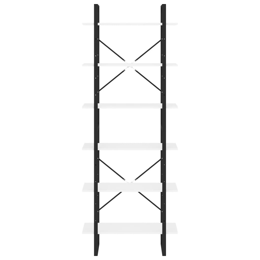 Hochschrank Weiß 80x30x210 cm Holzwerkstoff