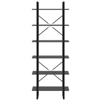 Thumbnail for Hochschrank Grau 80x30x210 cm Spanplatte