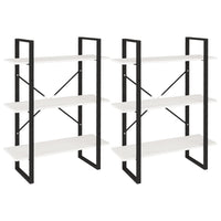 Thumbnail for Hochschrank Weiß 80x30x210 cm Massivholz Kiefer