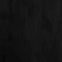 Thumbnail for Hochschrank Schwarz 80x30x210 cm Massivholz Kiefer