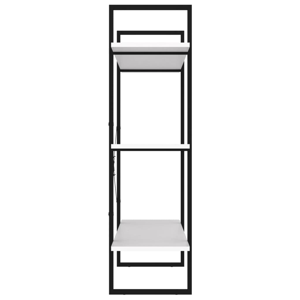 Bücherregal Weiß 100x30x105 cm Spanplatte