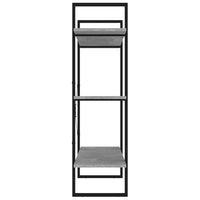 Thumbnail for Bücherregal Betongrau 100x30x105 cm Holzwerkstoff