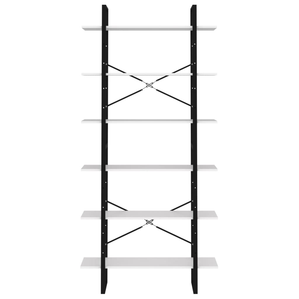 Hochschrank Weiß 100x30x210 cm Holzwerkstoff