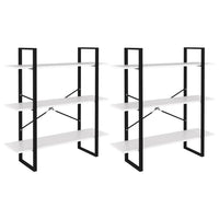 Thumbnail for Hochschrank Weiß 100x30x210 cm Holzwerkstoff