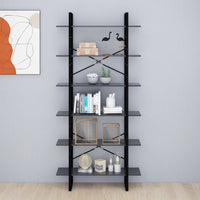 Thumbnail for Hochschrank Grau 100x30x210 cm Spanplatte