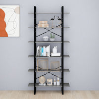 Thumbnail for Hochschrank Betongrau 100x30x210 cm Holzwerkstoff