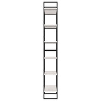 Thumbnail for Hochschrank Weiß 100x30x210 cm Massivholz Kiefer